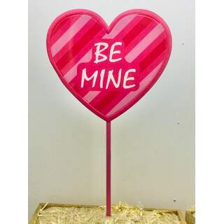 Be Mine Heart on Stake 