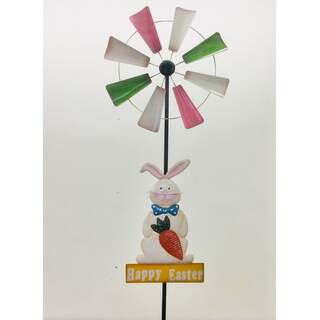 Easter Bunny Windmill Stake 