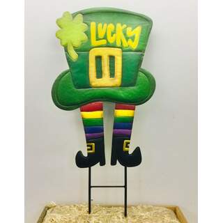 Lucky Hat w/Legs on Two Poles 