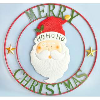 Merry Christmas Santa Wall Hanger 