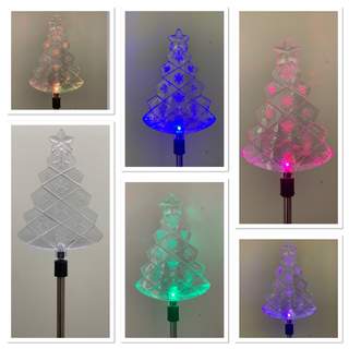 Solar Christmas Tree Stake 