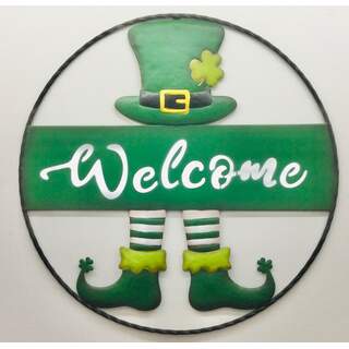 Welcome St. Patty’s Ring Wall Decor 